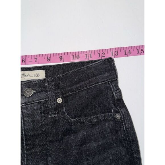 Madewell The Mom Jean Black High Rise Stretch Casual Comfort Minimalist Ankle 25 - Picture 11 of 16